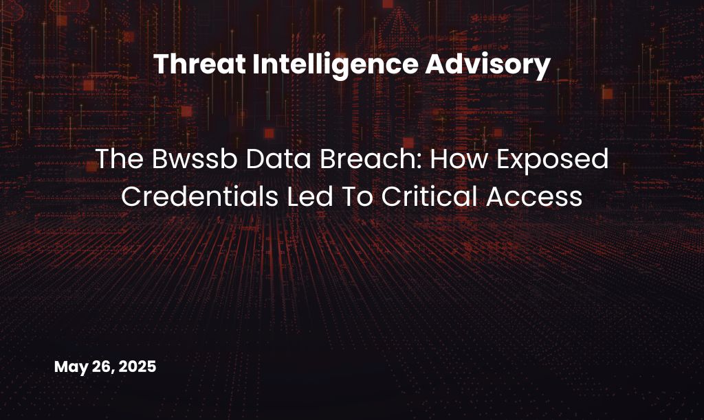 The Bwssb Data Breach How Exposed Credentials Led To Critical Access