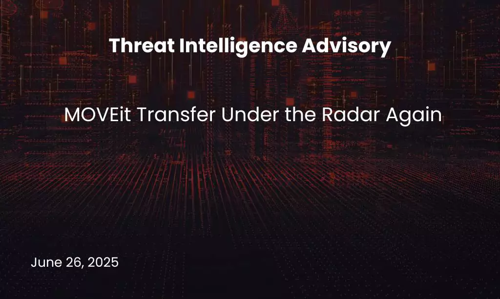 MOVEit Transfer Under the Radar Again