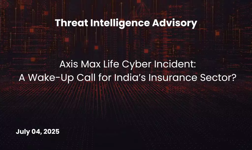 Axis Max Life Cyber Incident