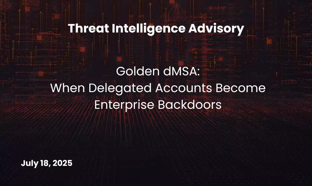 Golden Delegated Managed Service Accounts (dMSA)