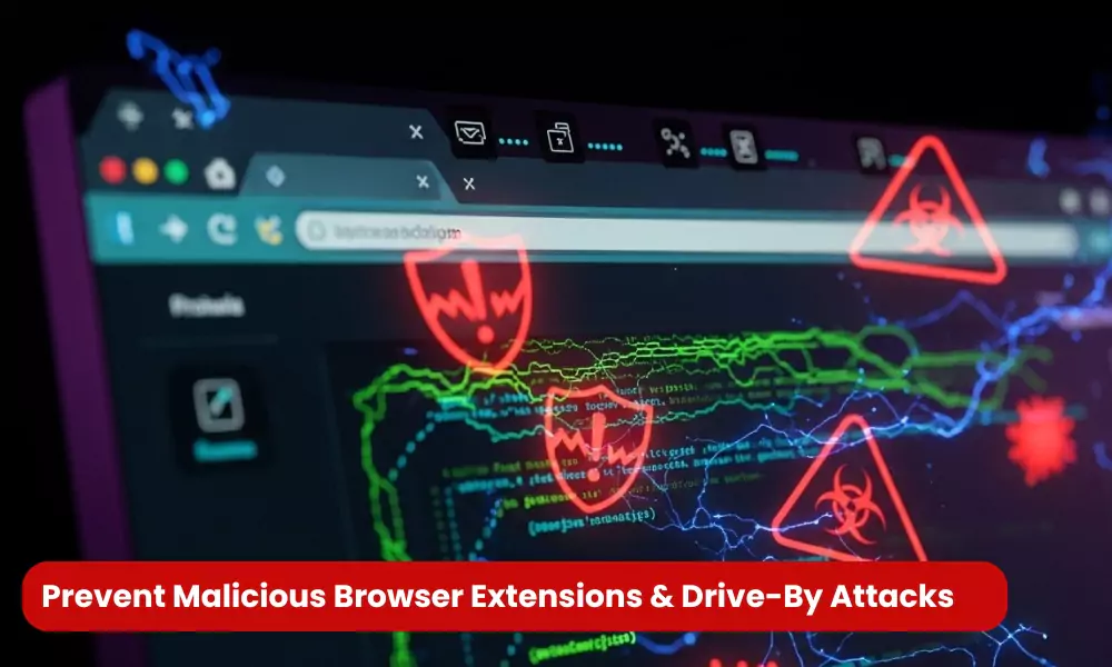 Prevent Malicious Browser Extensions and Drive-By Attacks