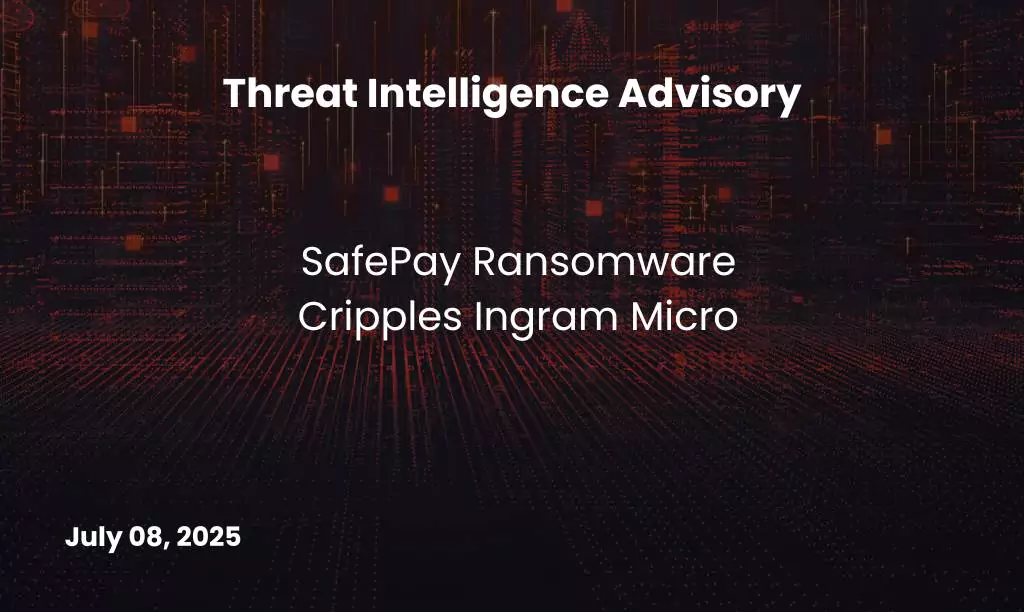 SafePay Ransomware Cripples Ingram Micro