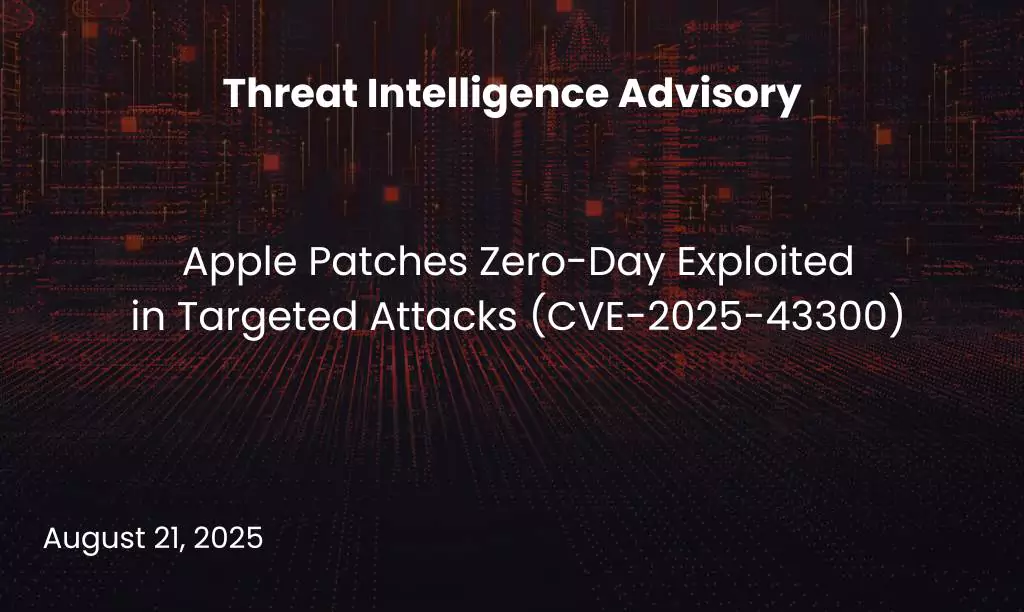 Apple Patches Zero-Day Exploited in Targeted Attacks