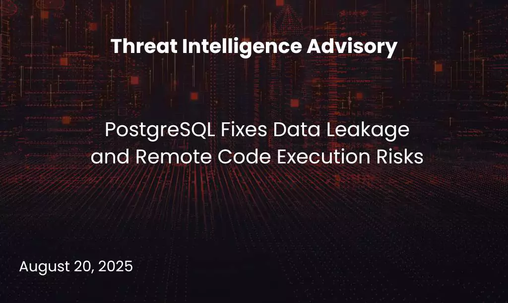 PostgreSQL Fixes Data Leakage and Remote Code Execution Risks