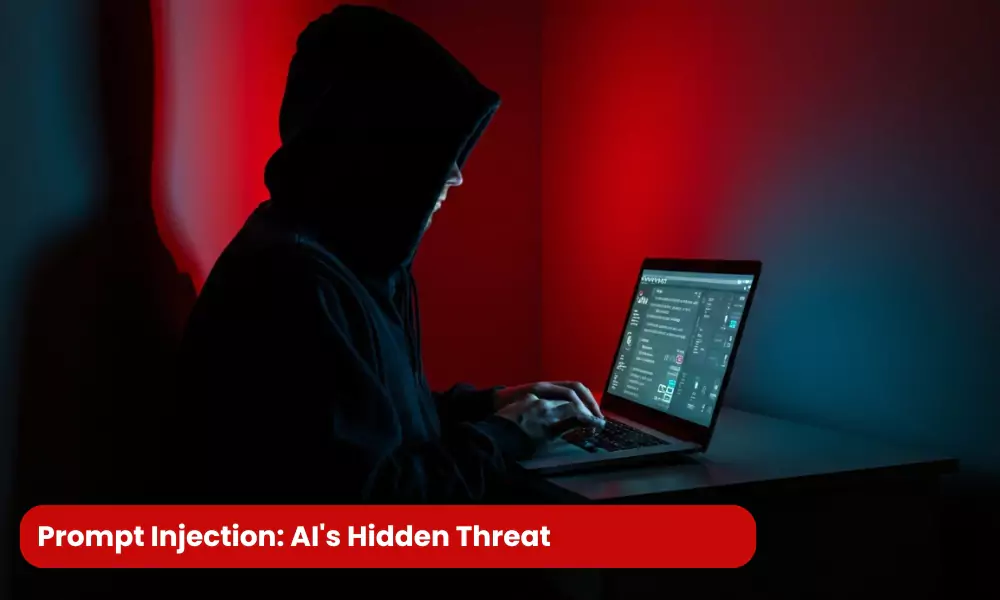 Attacker Performing Prompt Injection - AI's Hidden Threat
