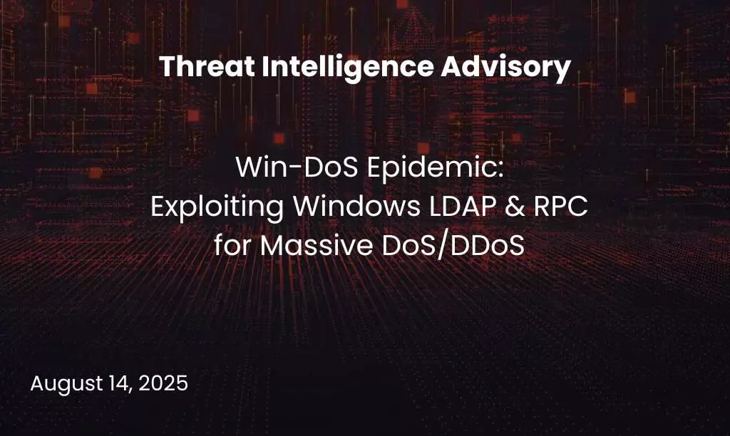 win dos epidemic exploiting windows ldap rpc for massive dos ddos