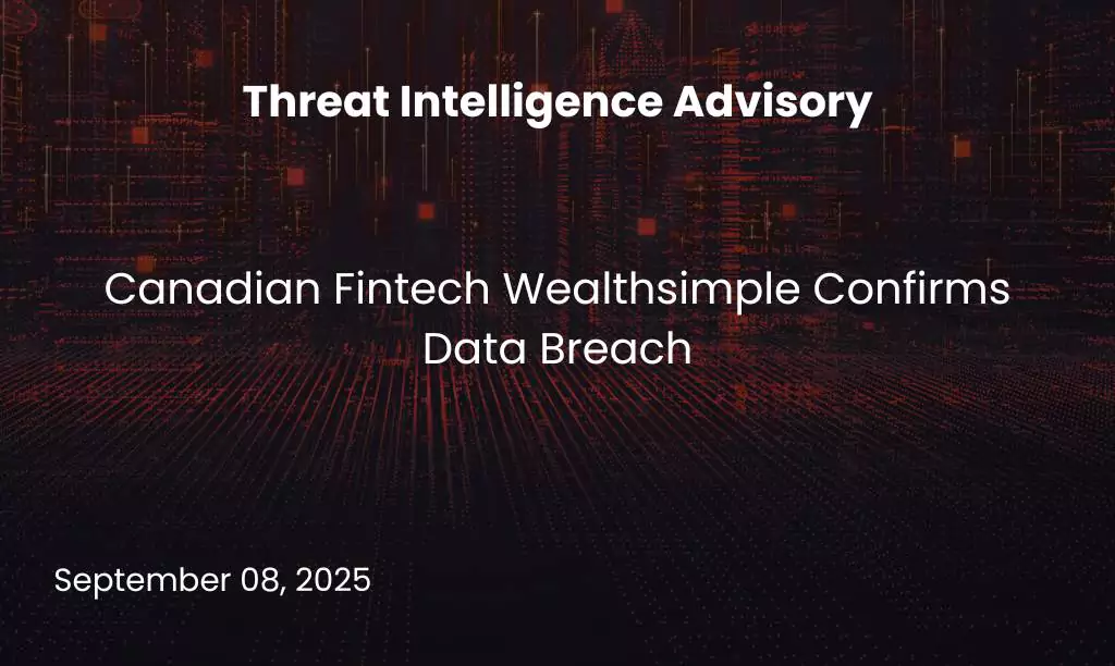 Canadian Fintech Wealthsimple Confirms Data Breach