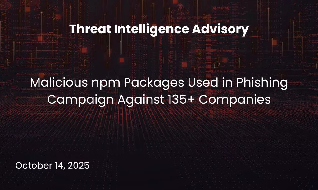 Malicious npm Packages Used in Phishing Campaign Against 135+ Companies