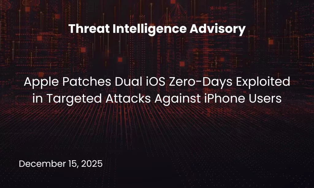 Apple Patches Dual iOS Zero-Days