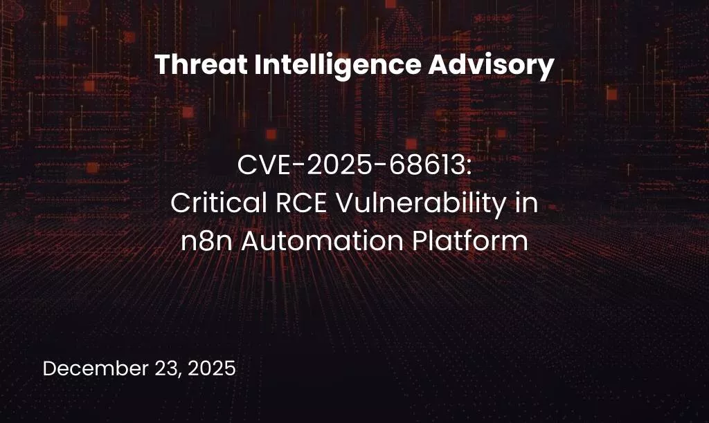 Critical RCE Vulnerability in n8n Automation Platform