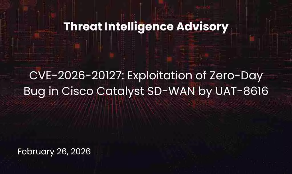CVE-2026-20127: Exploitation of Zero-Day Bug in Cisco Catalyst SD-WAN by UAT-8616