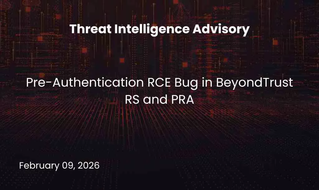 Pre-Authentication RCE Bug in BeyondTrust RS and PRA