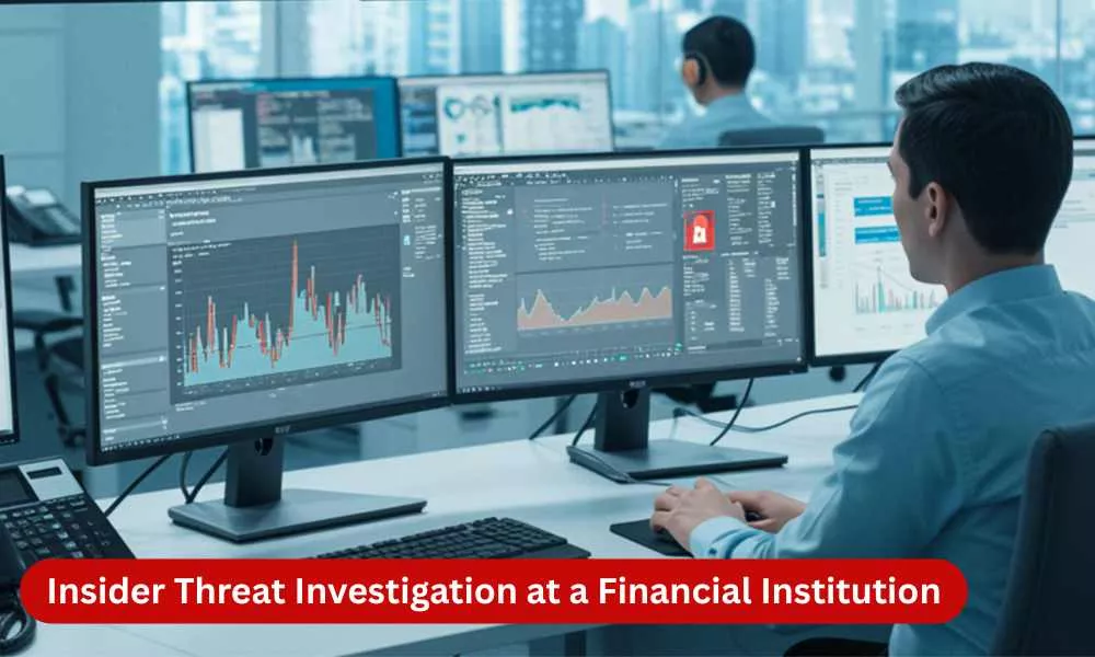 Insider Threat Investigation at a Financial Institution