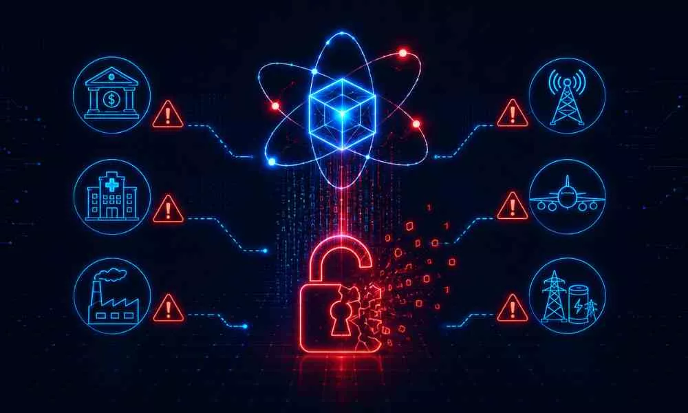 industries vulnerable to quantum decryption attacks