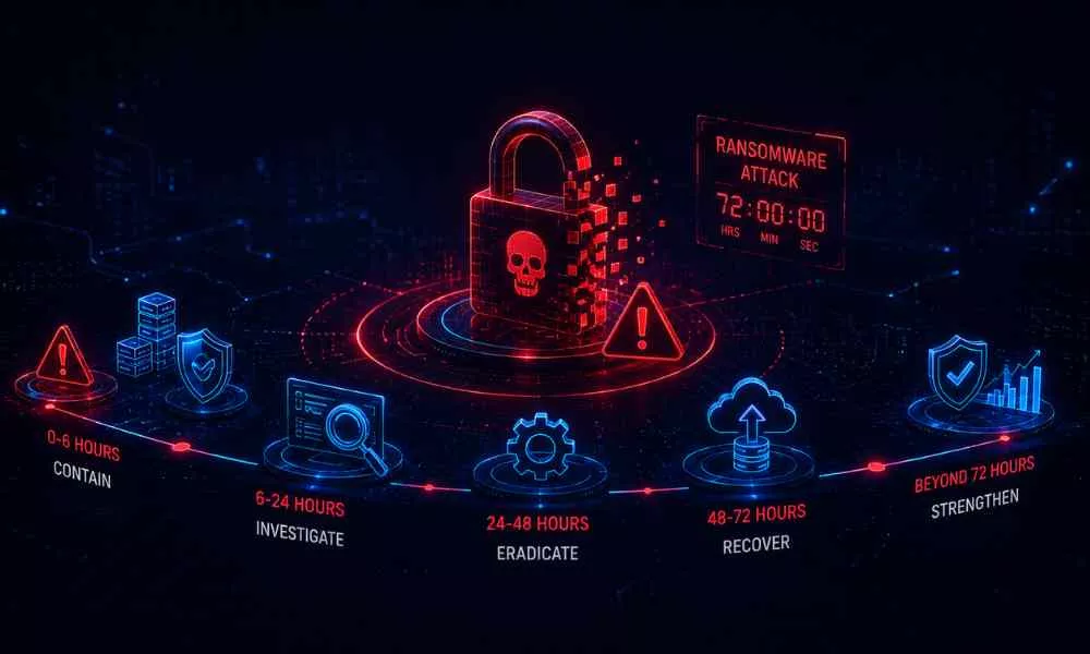 What Happens After a Ransomware Attack? The First 72 Hours of Response