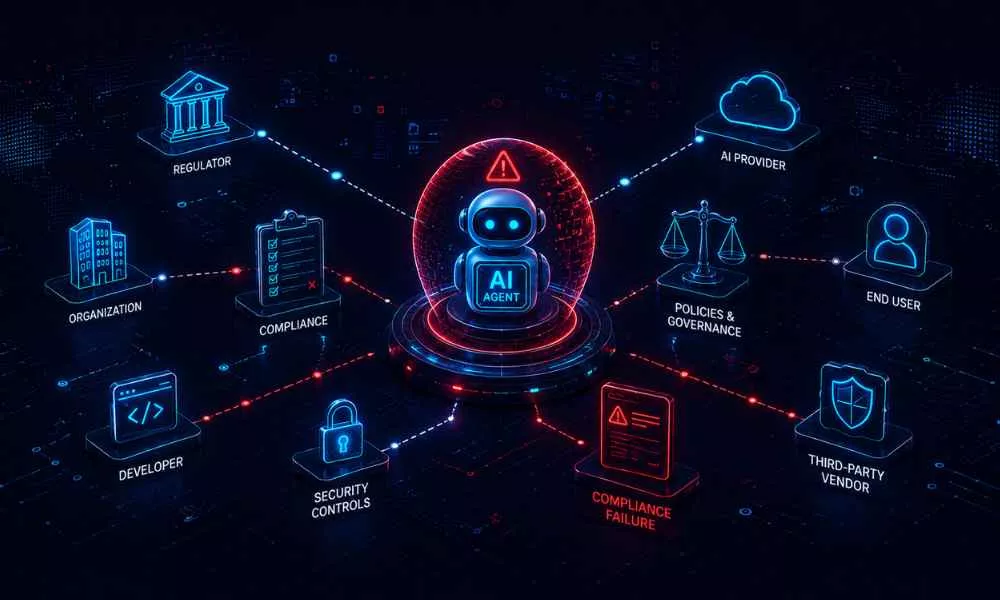 who is liable when ai agent causes compliance failure