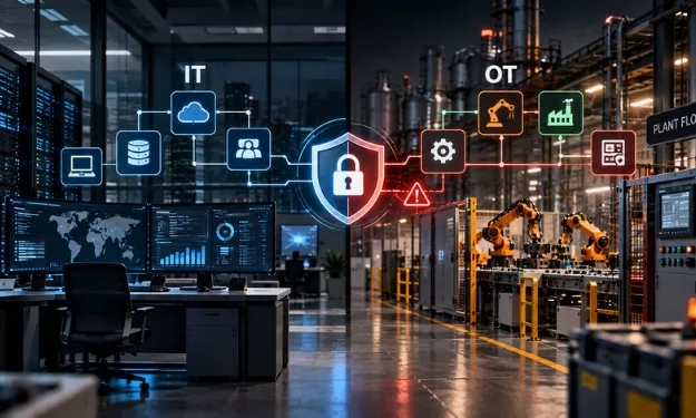 it ot convergence security controls plant floor