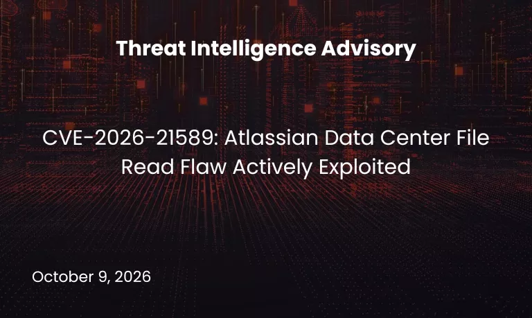 CVE-2026-21589: Atlassian Data Center File Read Flaw Actively Exploited